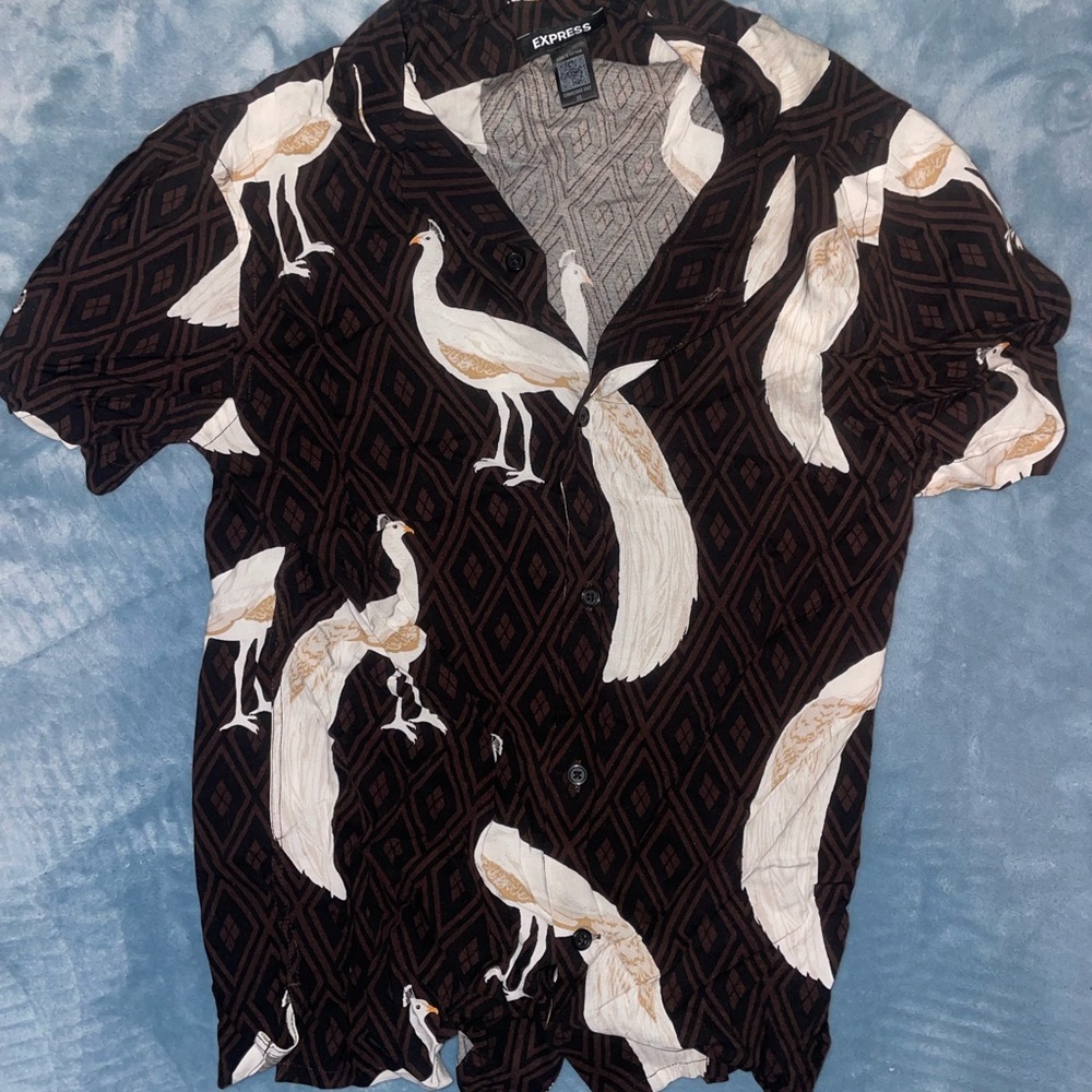 Express Mens XS Button Down Shirt